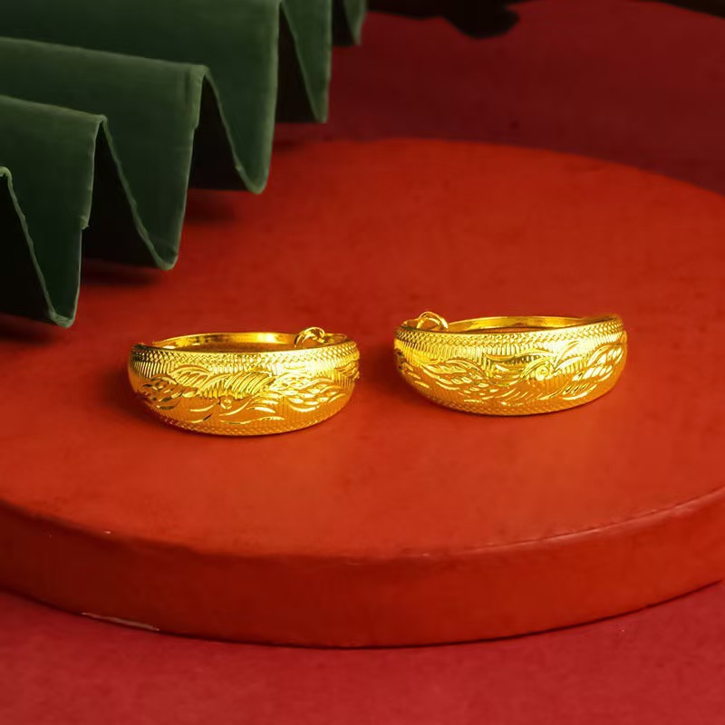 Single phoenix earrings