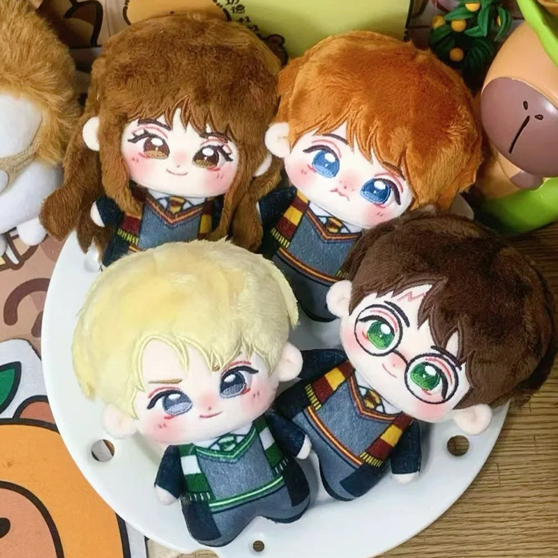 Harry Potter Fan Peripherals Ron Hermione Malfoy 10cm Cotton Doll Plush Doll Backpack Pendant