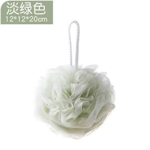 家用柔软不散花沐浴球 多色搓背洗澡沐浴花 搓澡洗浴用品浴球花可|undefined