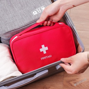 First Aid Kit Cross-border Large Capacity Health Bag Portable Medical Bag Outdoor Emergency Bag Self-help Bag Sanitary Bag