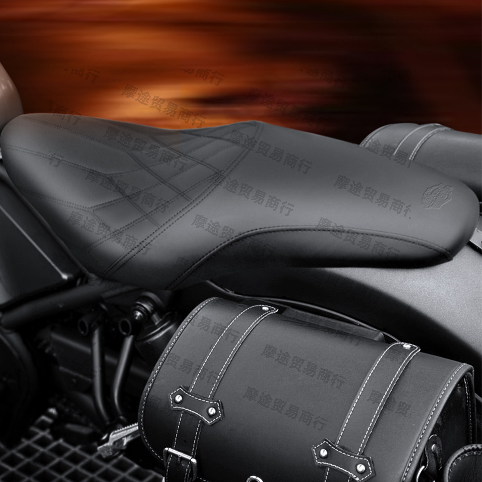 Suitable for Honda Rebel Cmx300/500 Seat Modification, Thickened Double Seat Cushion, Motorcycle Seat