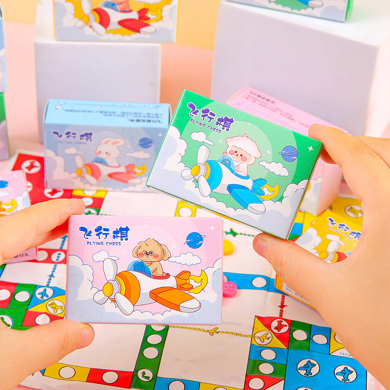 Boxed Game Chess Game Mini Flying Chess Kidsren's Educational Early Education Toys Chess Promotion Small Gifts Kindergarten Awards