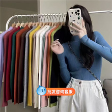 濮院秋冬季女士上衣针织毛衣女通勤风软糯十三行女装批货尾货批发