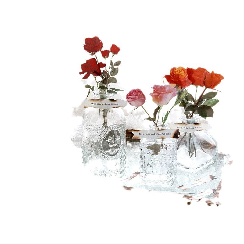Упаковка наклеек Sugar Poetry Plants and Poems Series Retro Flower Handbook DIY Material Decorative Stickers 12 штук 8 стилей