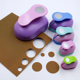Large Kidsren's Creative Embossing Machine Punch Round Printing Machine Circle Embossing Machine Handmade DIY Flower Punching Machine