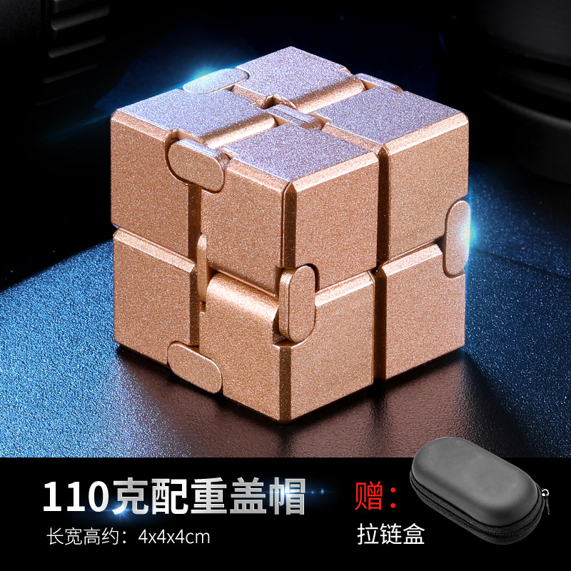 Diversión Rubik 's curious gadget negro tecnología creativa avanzada aburrido juguete descompressivo llavero descompressivo