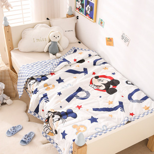 Мультяшное детское хлопковое летнее летнее одеяло для младенца для сна для детского сада, оптовые продажи