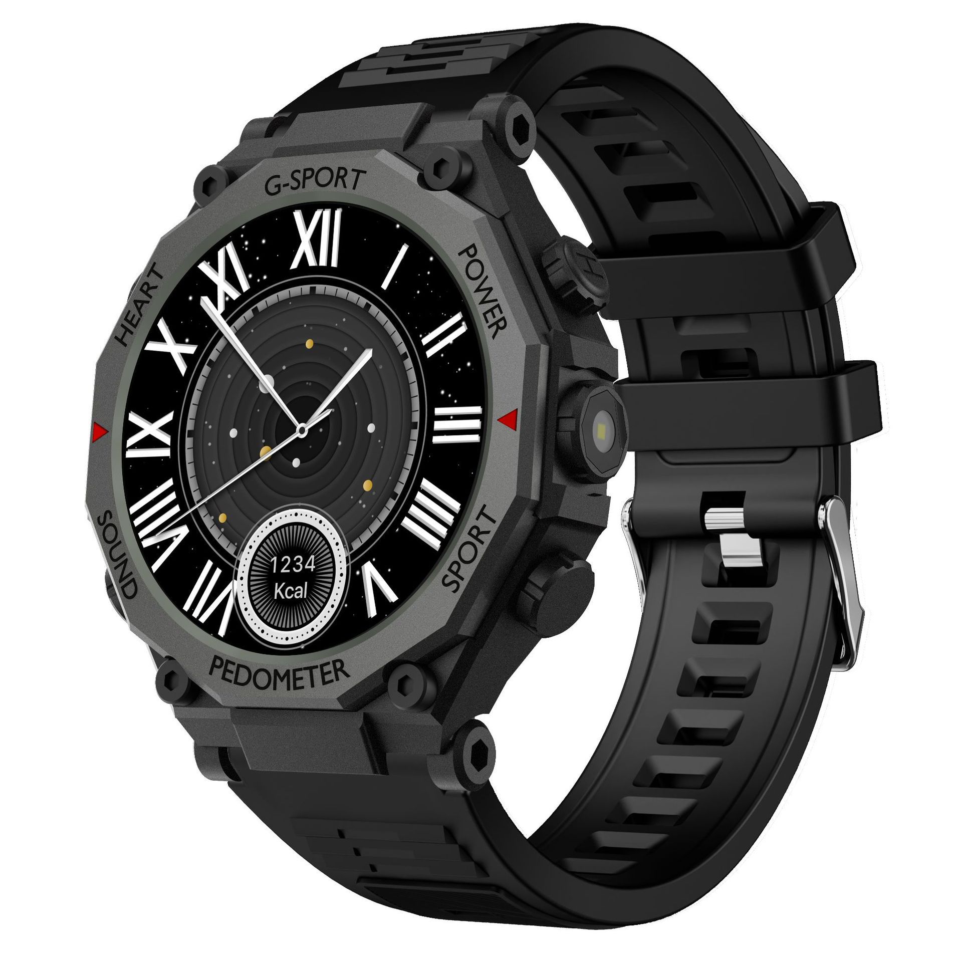 Ağıllı saat 1.52 düymlük ekran, Bluetooth zəng və nəbz ölçmə