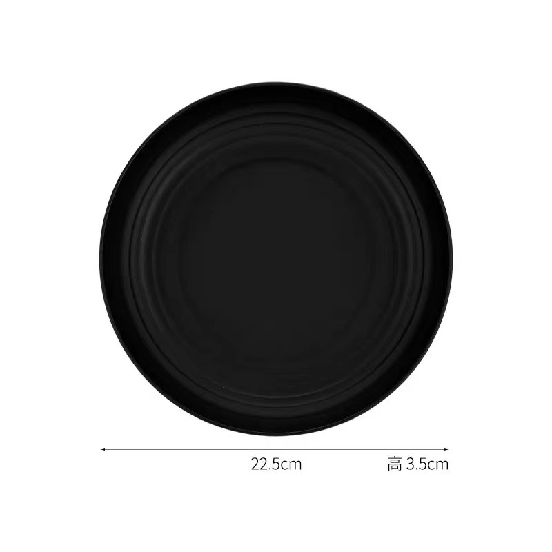 Juego de Vajilla de Paja de Trigo de Plástico para Cocina y Comedor image 8