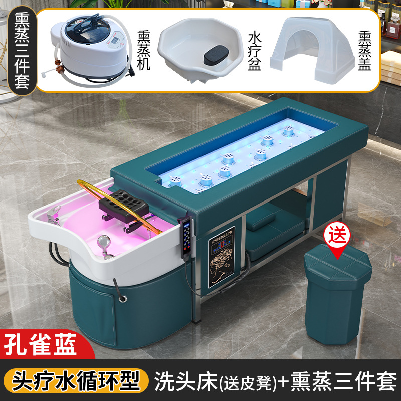 Azul pavo real + CIRCULACIÓN DE AGUA + Fumigación