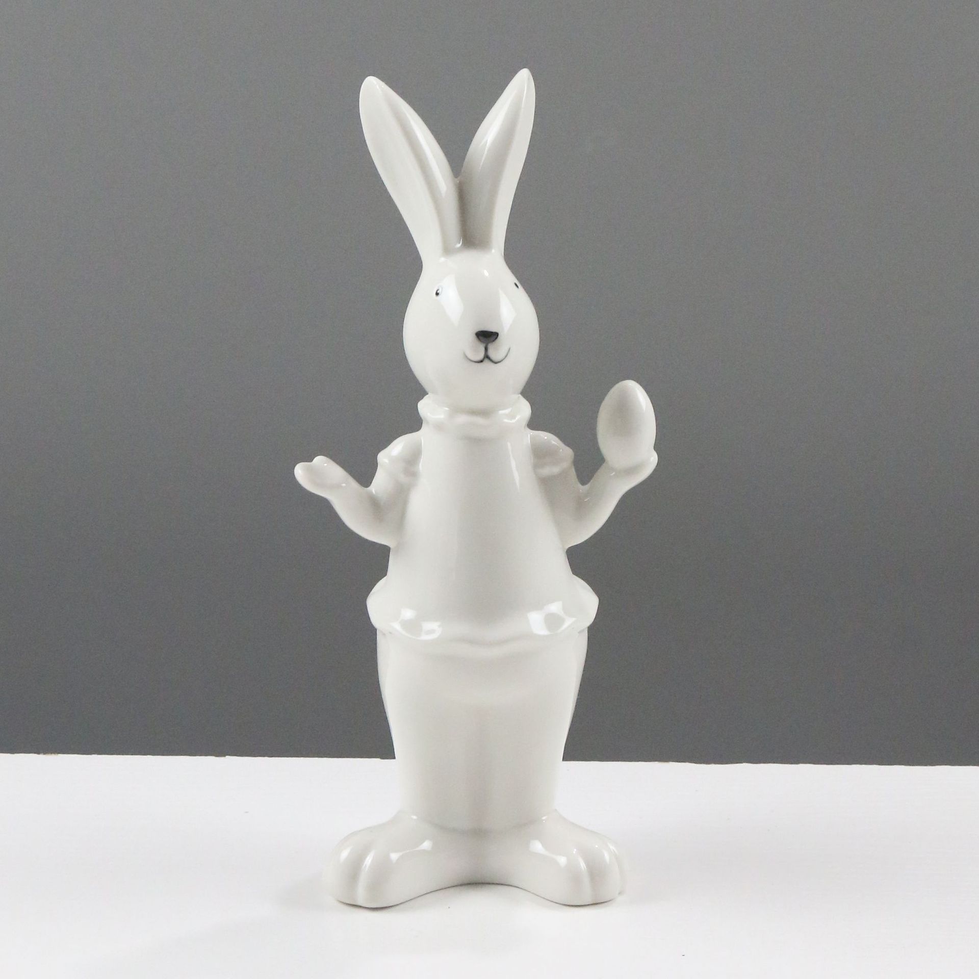 Animal abstracto nórdico decoración artesanía de cerámica minimalista moda moderna creativa decoración suave conejo comercio exterior al por mayor