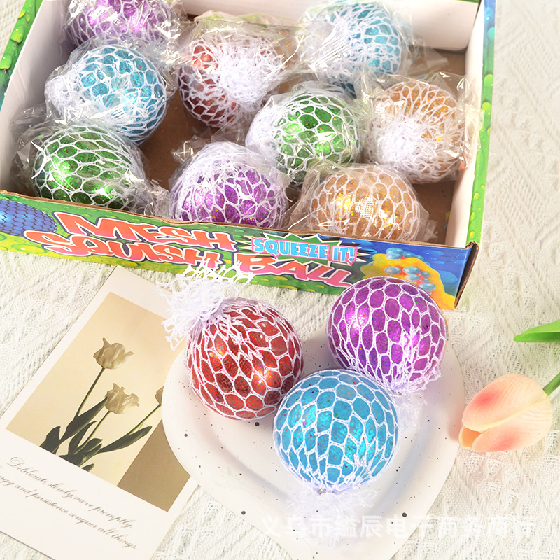 12 감압 포도 공 창조적 인 감압 환기 공 핀치 음악 초등학생 인기 장난감 가게 핫 세일에