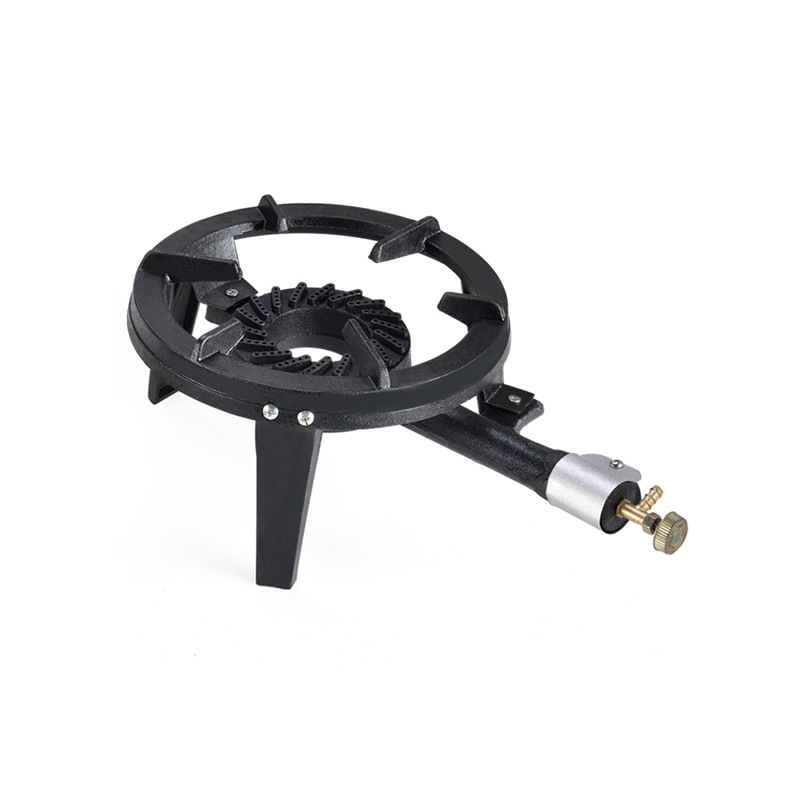 Estufas de hierro cruzado transfronterizas con múltiples cabezas de horno al aire libre camping portátil estufa de gas de fuego rápido estufa de horno de hierro fundido de ahorro de energía estufa de cabezas de horno