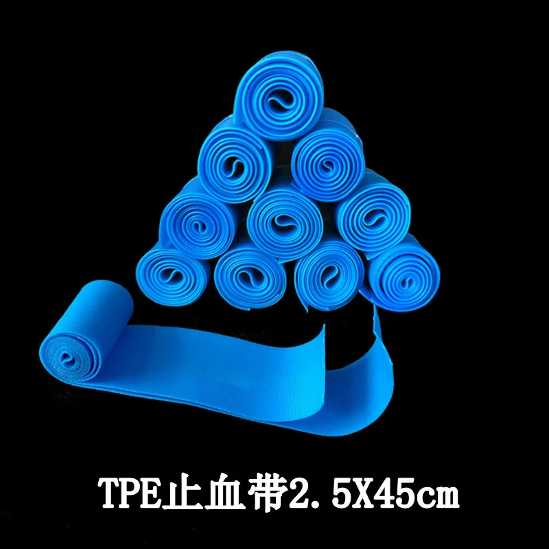В наличии оптом одноразовый жгут TPE не латексный жгут резинкой первой помощи жгут венозного гемостаза