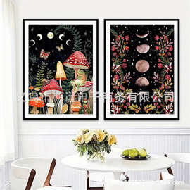DIY 5D钻石画满钻2件组合套装风景花卉动物家居装饰绘画厂家批发