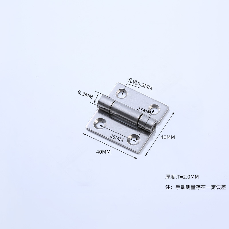 304厚いステンレスヒンジ1.5インチ重機工業ヒンジ工業キャビネット機械設備40mmメーカー|undefined