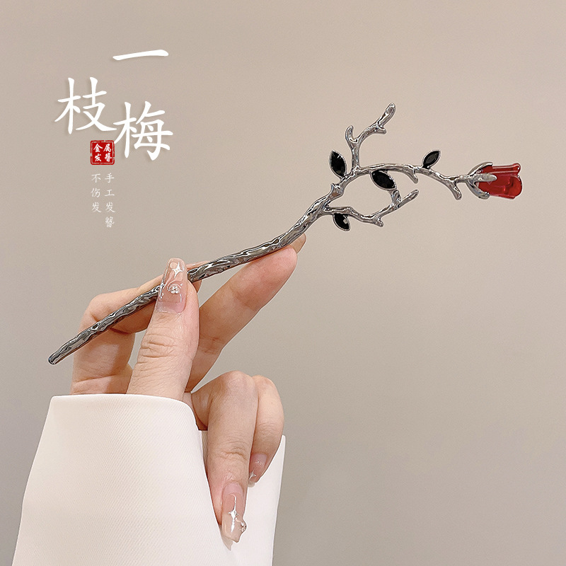 Niños nuevo estilo antiguo chino pinzas de cabello niñas 2025 nuevo pinzas de cabello de caballo falda paso rocker ropa de estilo chino pinzas de cabello tocado