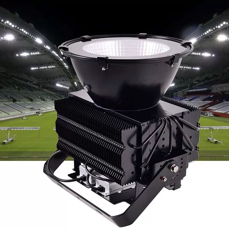 铜管建筑工地照明探照灯户外防水塔吊灯300W-2000W球场高空投射灯