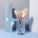 Мягкая кисть, щетка, тональный крем, рассыпчатая пудра, 10 шт