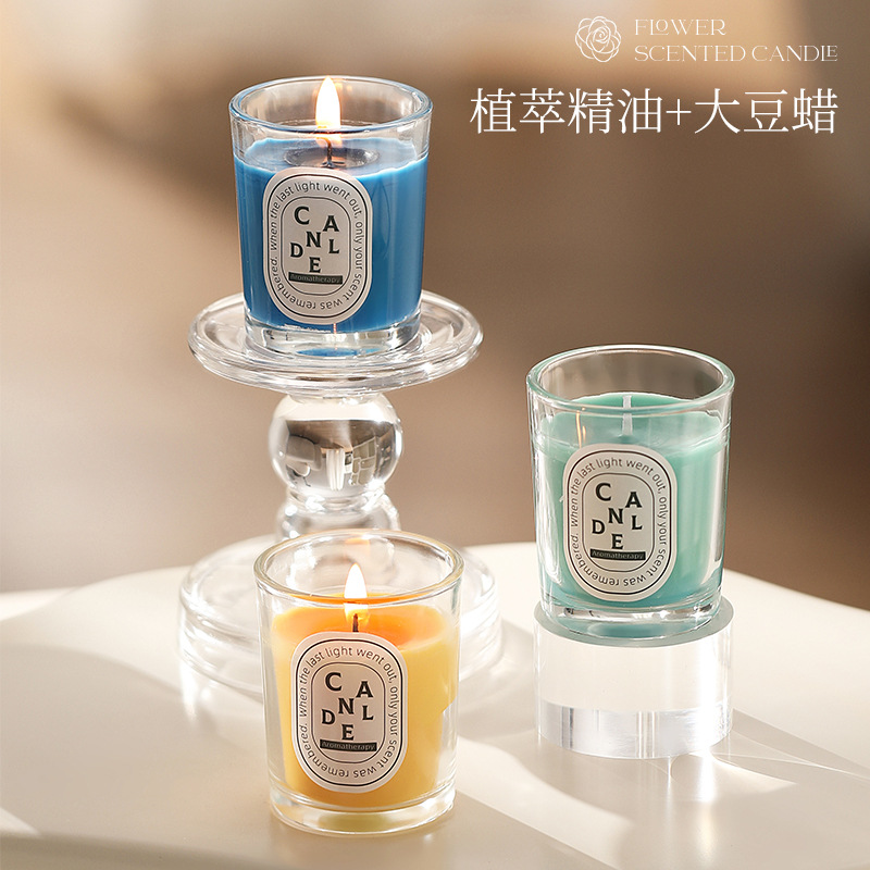 Velas de aromaterapia, regalos coloridos de alta gama, recuerdos de cumpleaños, ambiente de fragancia navideña, regalos de alto valor al por mayor