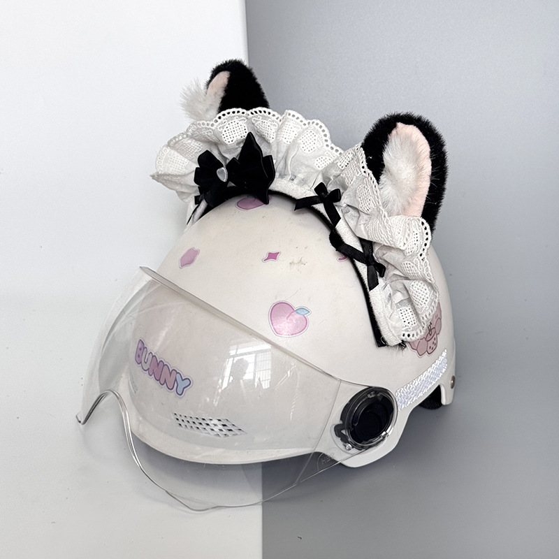 Motorcycle Helmet Decoration Cat Ears Melody Culomi Helmet Decoration Quick Release Ears Sexy Cat Ear Accessories Stickers