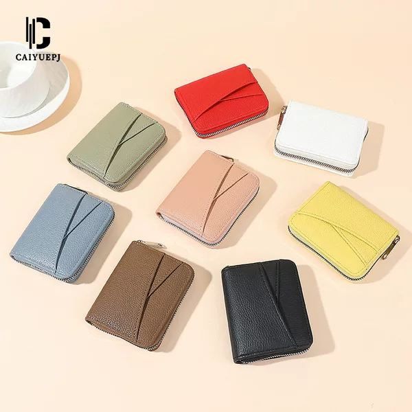 New Cross-border Compact Card Bag Coin Purse Fashion Japanese Style Simple Organ Wallet Multi-card INS Women