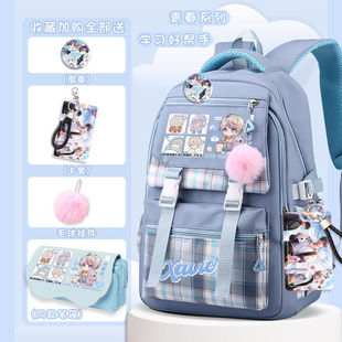 Love and Deep Space Same Style Backpack Qi Yu Shen Xing Hui Original Large Capacity Lightweight Children's Backpack Student