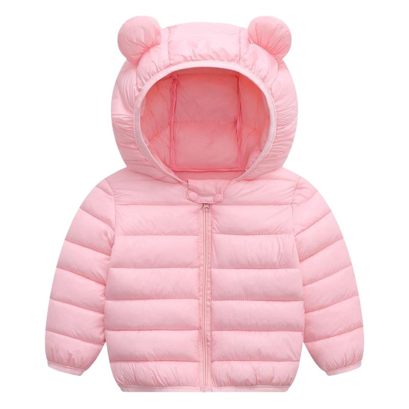 Liquidación fuera de temporada de algodón acolchado ropa de bebé ropa de invierno Bebé ligero de los niños abajo de algodón acolchado chaqueta de los hombres y de los niños de algodón acolchado chaqueta de invierno
