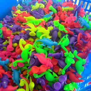 Bulk Tpr Dinosaur Suction Cup Doll Food Accessories Blind Egg Gashapon with Environmentally Friendly Suction and Sticky Toy