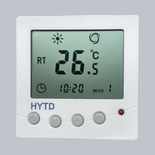 華陽天地HY329DF二管制智能28時段編程風機盤管溫控器空調面板