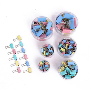 Factory direct supply supplies color long tail clip dovetail clip multi-purpose metal clip folder practical note clip wholesale