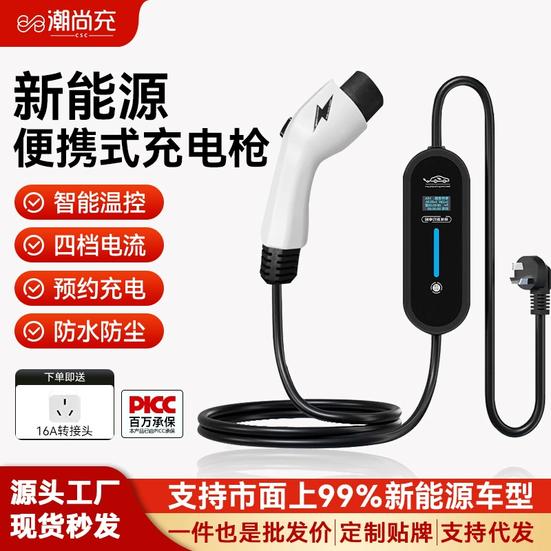 Зарядное устройство для электромобилей, портативное зарядное устройство для электромобилей, без заземления, для дома BYD Tesla