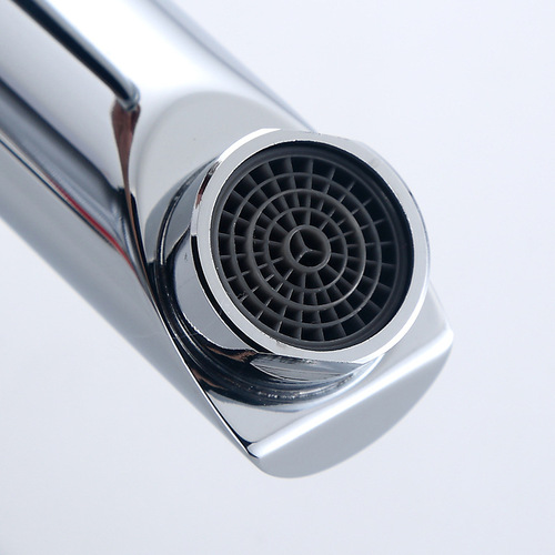 Stainless steel electroplating push delay basin faucet factory engineering hotel public wash basin single cold faucet