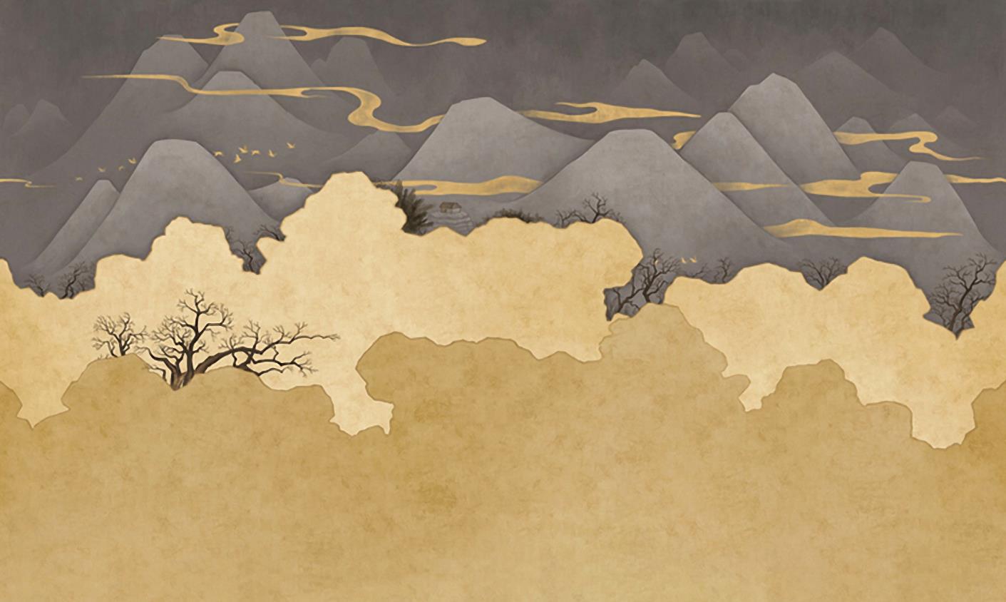 新中式写意层峦叠