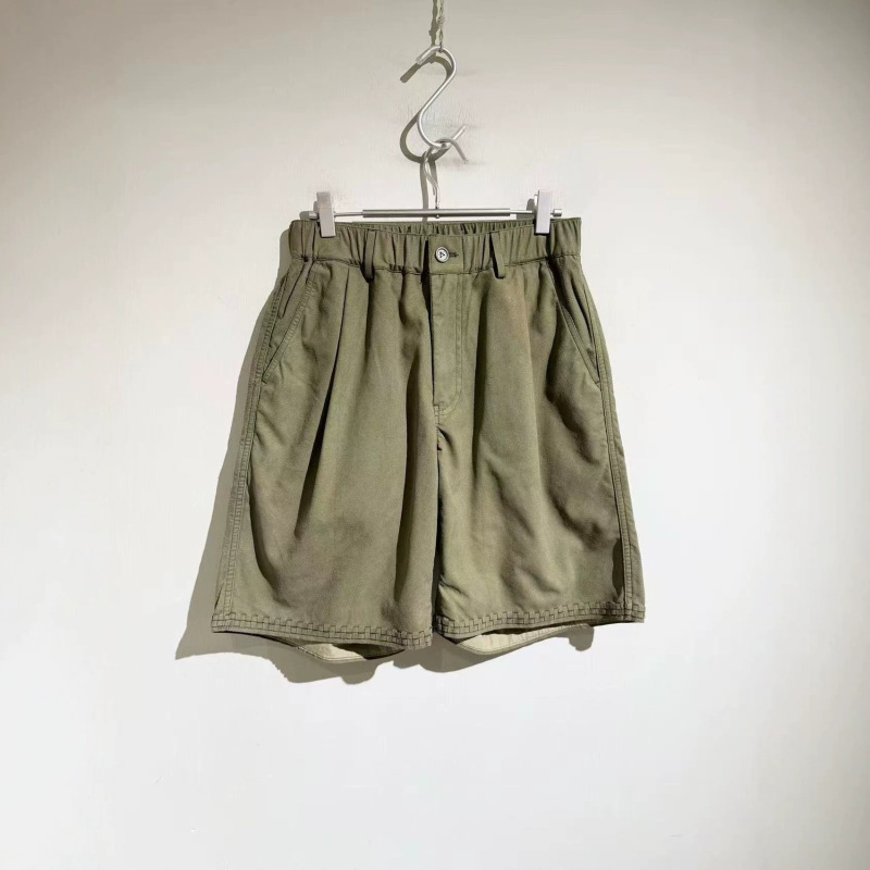 Summer New Men's Work Shorts Outdoor Casual Sports Pants Street Hip-Hop Elastic Waist Versatile