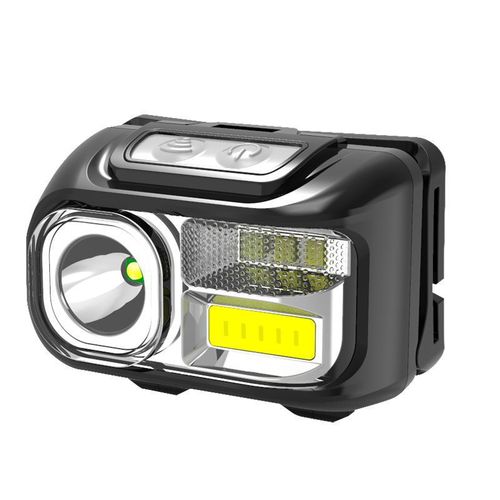 Cross-border LED high-intensity long-range headlamp with USB charging, portable, head-mounted light for outdoor night running and fishing light