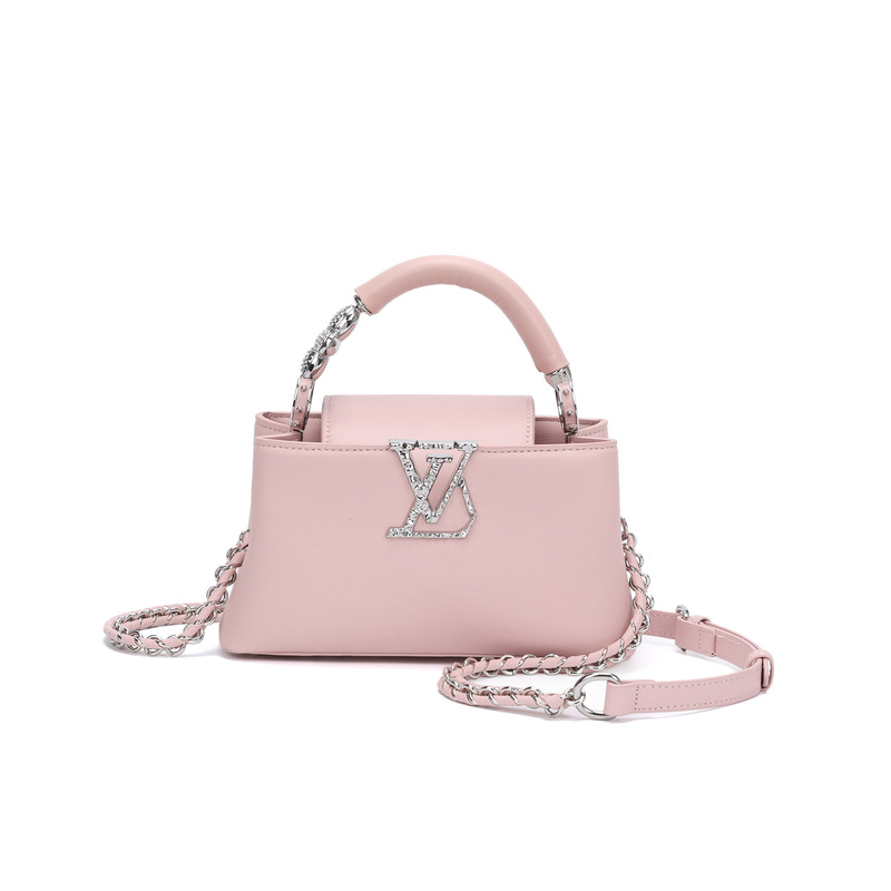 High-End Textured Handbag for Women 2026 New Fashion Trendy Lujia Kapu Large-Capacity Shoulder Crossbody Bag 1699