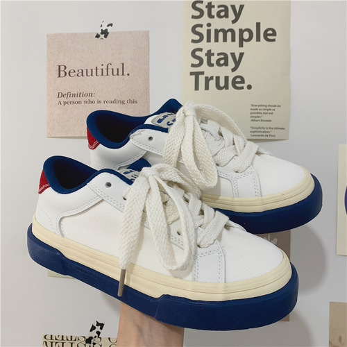  Spring and Summer Breathable Canvas Shoes for Female Students New Korean Style Sports Sneakers Retro Red Low-top Women's Shoes for Shipping