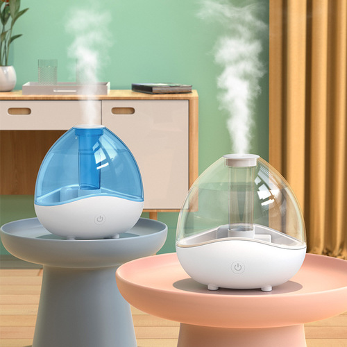  New Model Humidifier Creative Aroma Night Light Transparent Ultrasonic Mist Silent Office 1.5L Factory Wholesale