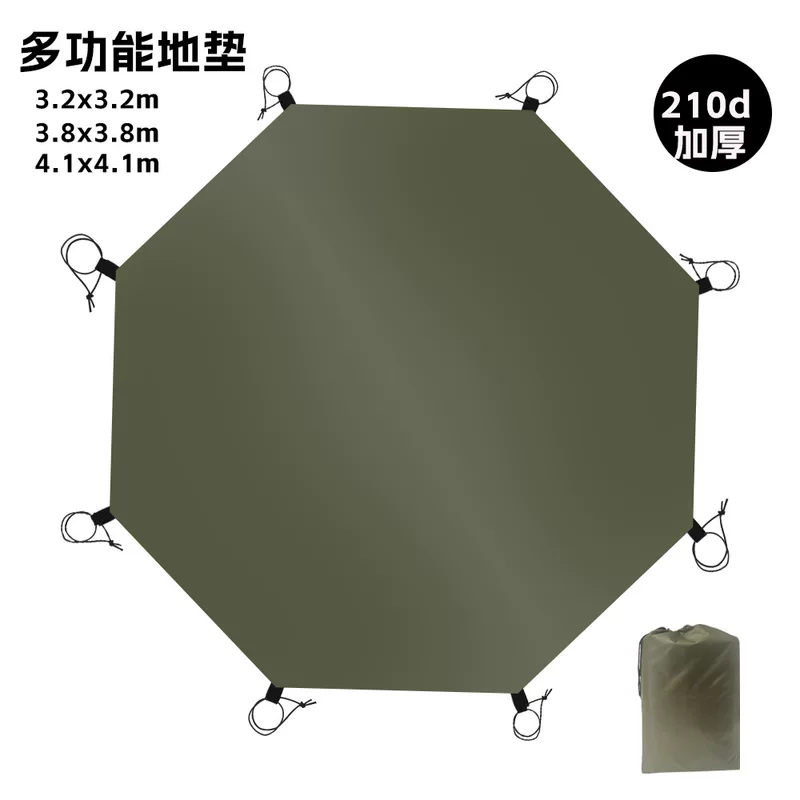 Travel wear-resistant waterproof carpet, universal tent, oxford cloth, increased thickness