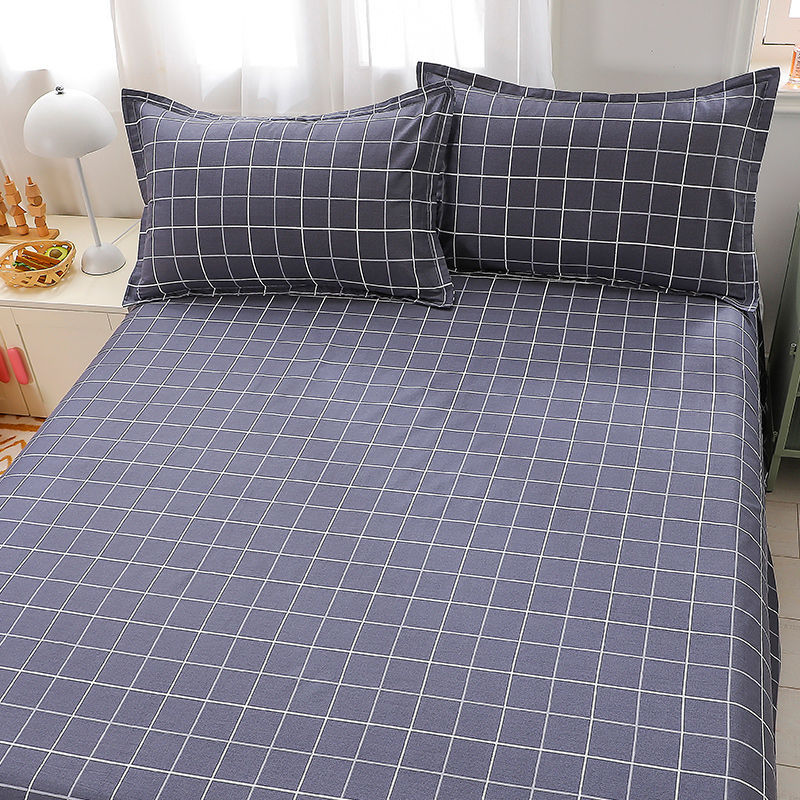 100% algodón puro dormitorio de estudiantes sábanas individuales 0,9 m dormitorio cama individual algodón hogar doble edredón lista