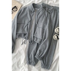 休闲运动服套装女2025春秋装新款时尚学生韩版显瘦减龄宽松两件套
