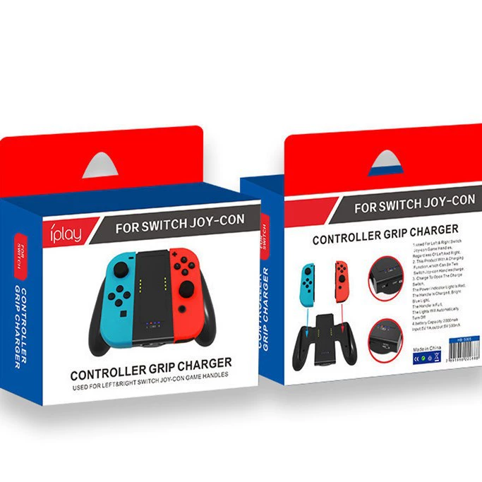 Ручка IPlay для Switch с зарядкой, игровая рукоятка NS NX с зарядным устройством, маленькая зарядная ручка для Switch