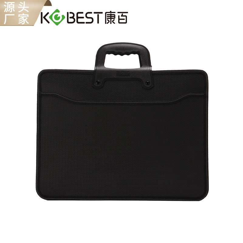 Kang Bai A4 Portable file bag multi-layer folder conference information bag briefcase unit meeting storage briefcase