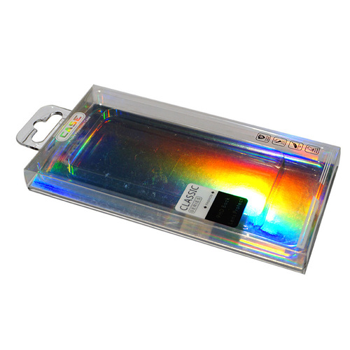 Transparent PVC phone case packaging box for Huawei and Apple iPhone 14 phone cases with PET glue box