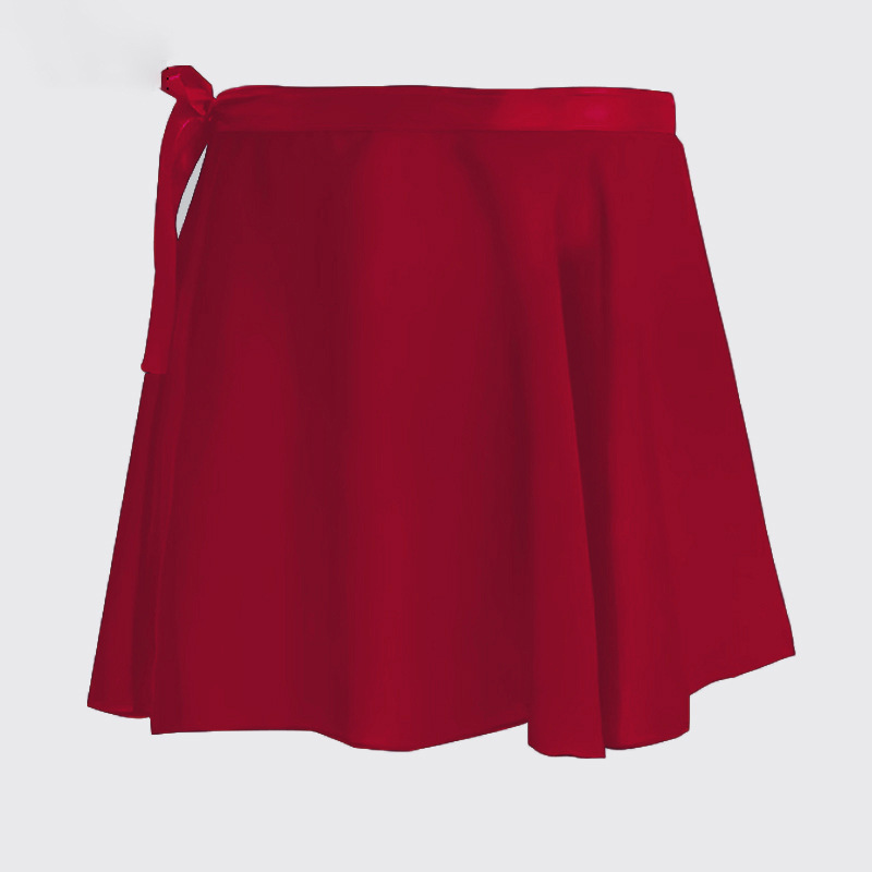 Qianqianwuling Kidsren's Dance Chiffon Skirt Women's Skirt One-Piece Lace-Up Skirt Dance Skirt Ballet Practice Skirt