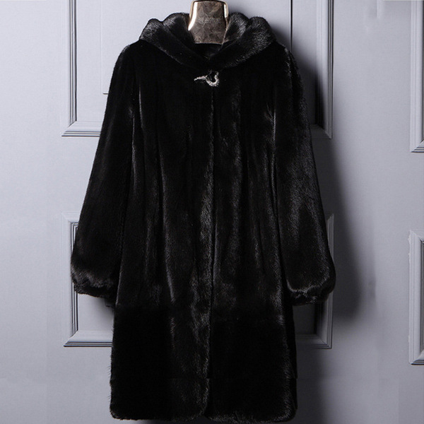 Autumn and winter new fur jacket high imitation mink coat female…