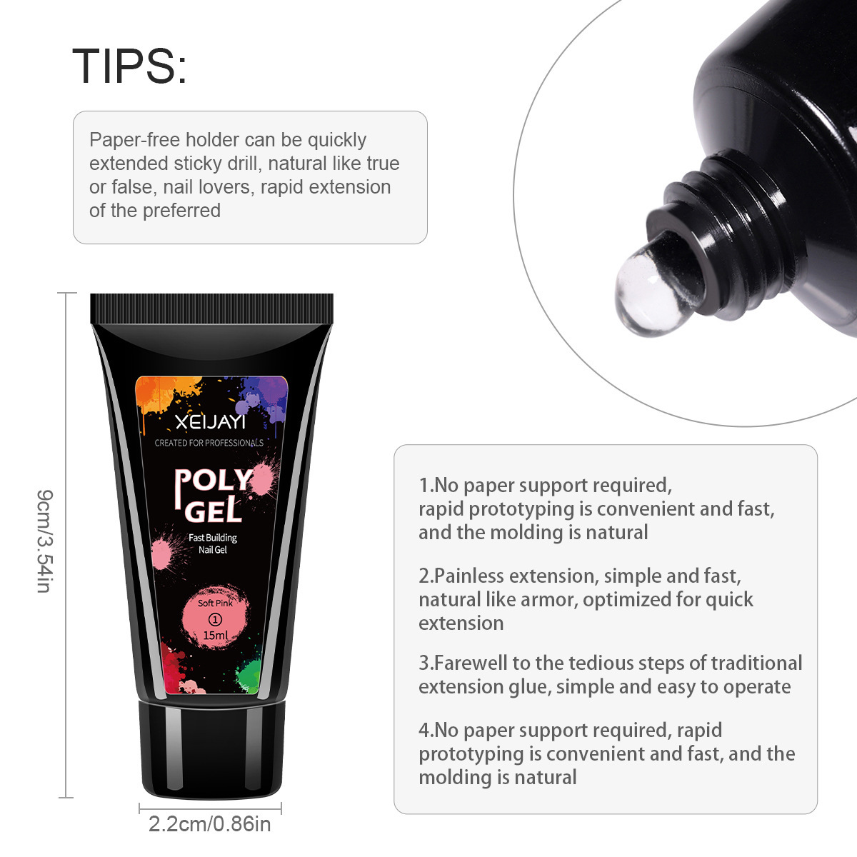 Nail tools suit extension glue fast paper-free tray model cleaning water nail file nail clip phototherapy nail polish