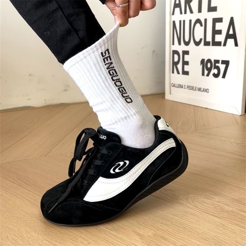 男性と女性のためのスーパーソフトレッドレーシングシューズ、バレエトレーニングシューズ、厚底夏用多用途スポーツとレジャートレンドスニーカー|undefined