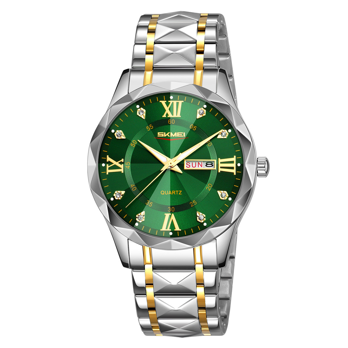 Momento de belleza pareja impermeable reloj calendario de luz nocturna reloj de pulsera transfronterizo caliente reloj de cuarzo fuente de fábrica al por mayor